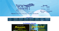 Desktop Screenshot of newsalembaptist.net